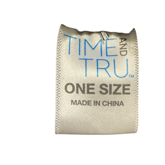 Girls black knit hat with rim - Picture 3 of 3